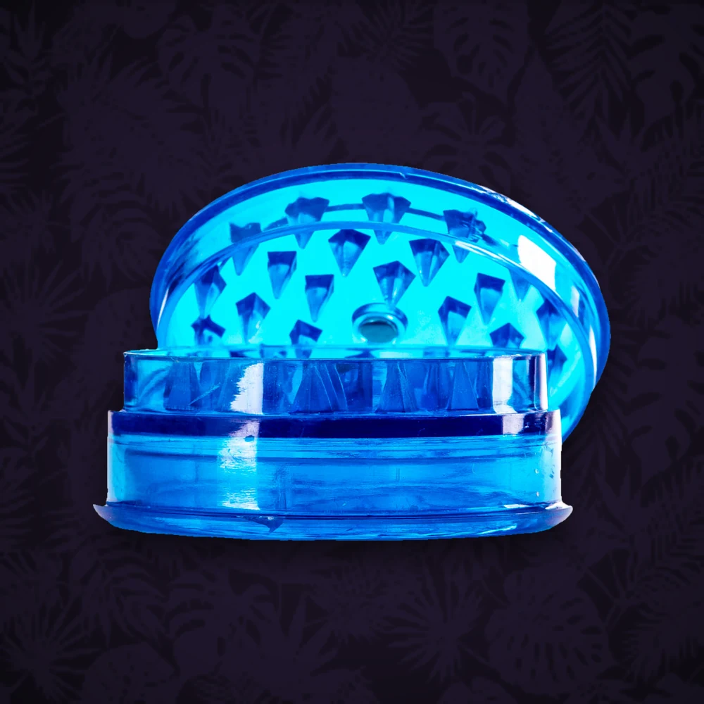Grinder Acrylgrinder - 3tlg. mit Vorratsfach - D:61mm H:25mm - Blau
