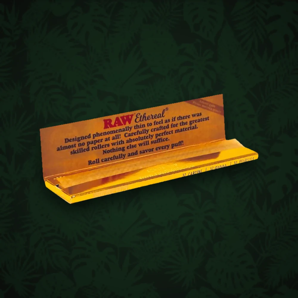 RAW Ethereal (Gold) - unbleached 32 Blättchen — Ansicht 3