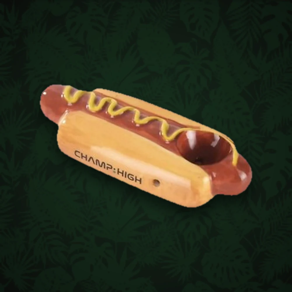 Champ High - Keramik Purpfeife Hot Dog - L:11,5cm — Ansicht 2